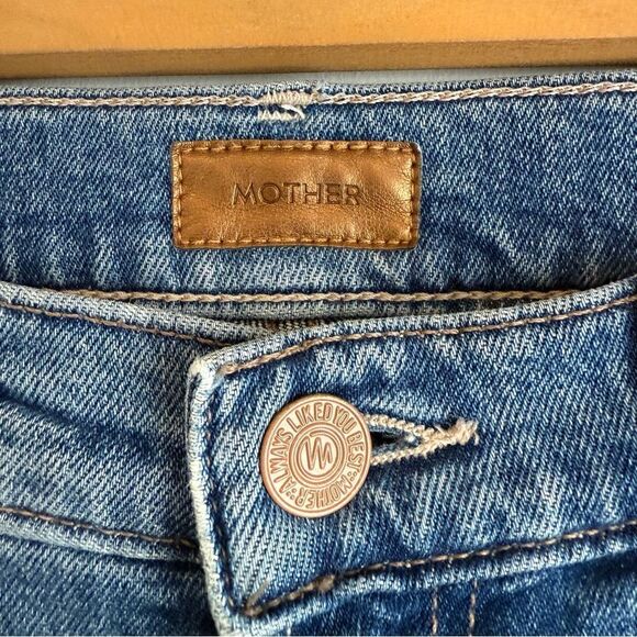 MOTHER The Insider Crop Step Fray Jeans in Scenic Route - Picture 9 of 9